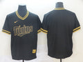 Men's Minnesota Twins Black Replica Player Blank Jerseys