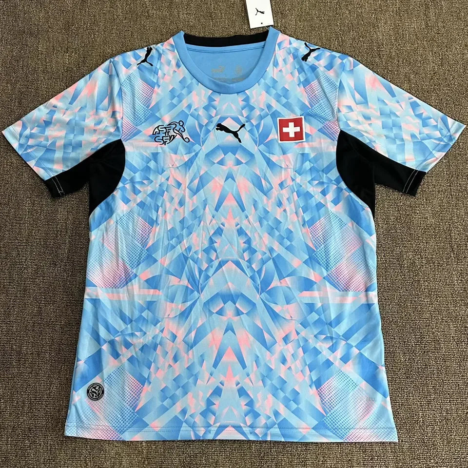 2026/27 Switzerland Away Fans Soccer Jersey Detail 4