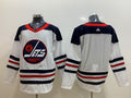 Men's Winnipeg Jets White Blank Player Jerseys