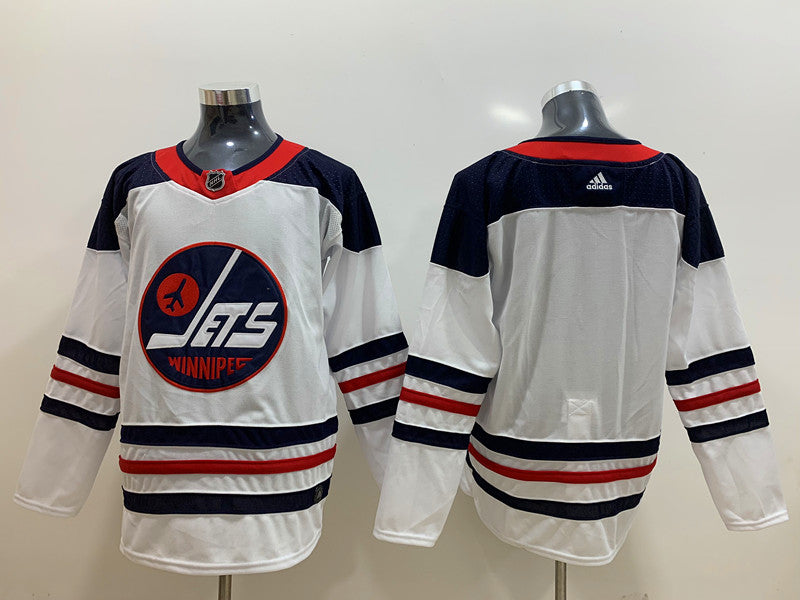 Men's Winnipeg Jets White Blank Player Jerseys