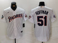 Men's San Diego Padres Trevor Hoffman #51 White Replica Player Jerseys