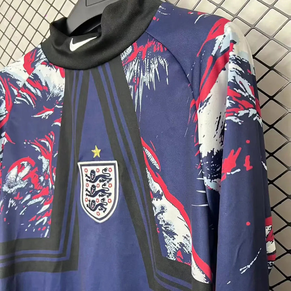 2026/27 England Goalkeeper Long Sleeve Soccer Jersey Detail 2