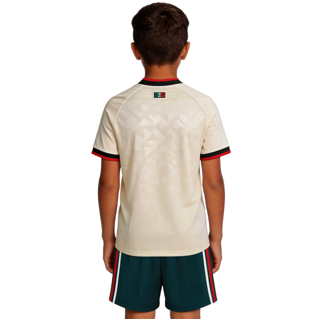 Kids Mexico Away Jersey Kit World Cup 2026 Back