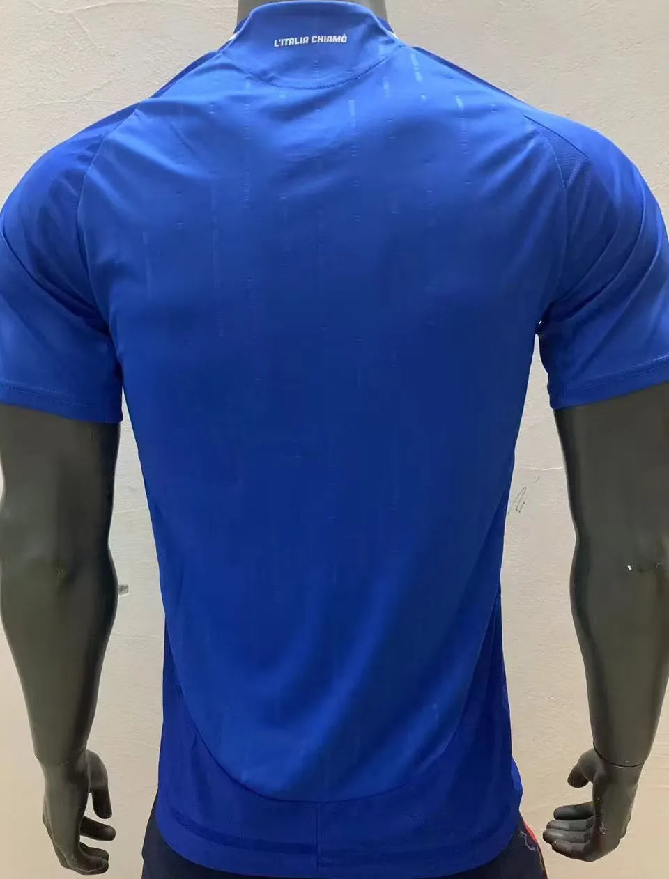 2024 Italy Home Blue Player Version Soccer Jersey Back