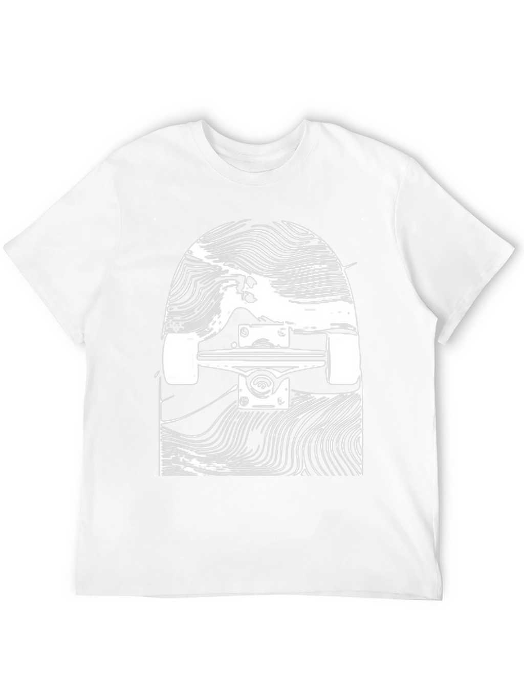 Skateboard Graphic T-Shirt - Black
