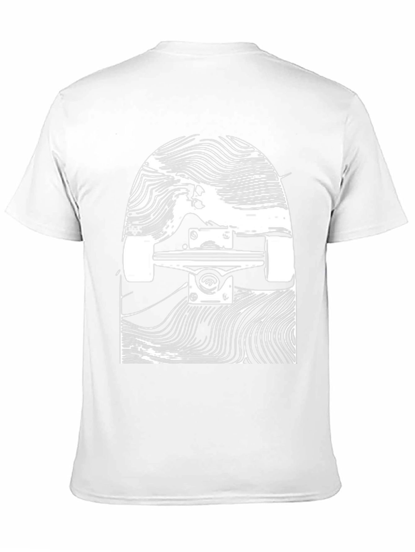 Skateboard Graphic T-Shirt - Black