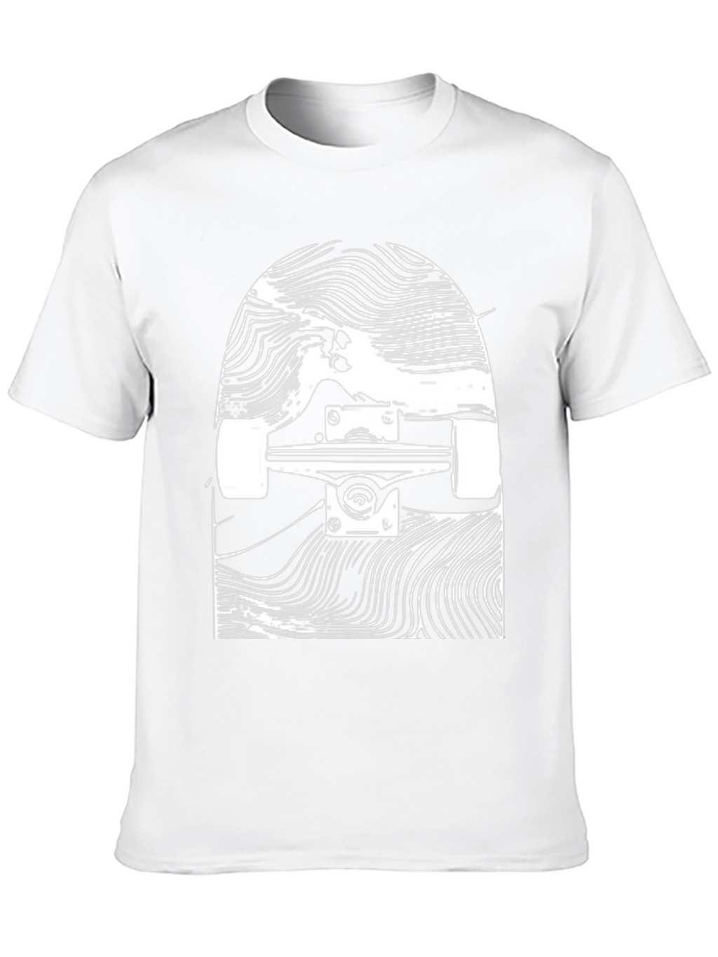Skateboard Graphic T-Shirt - Black