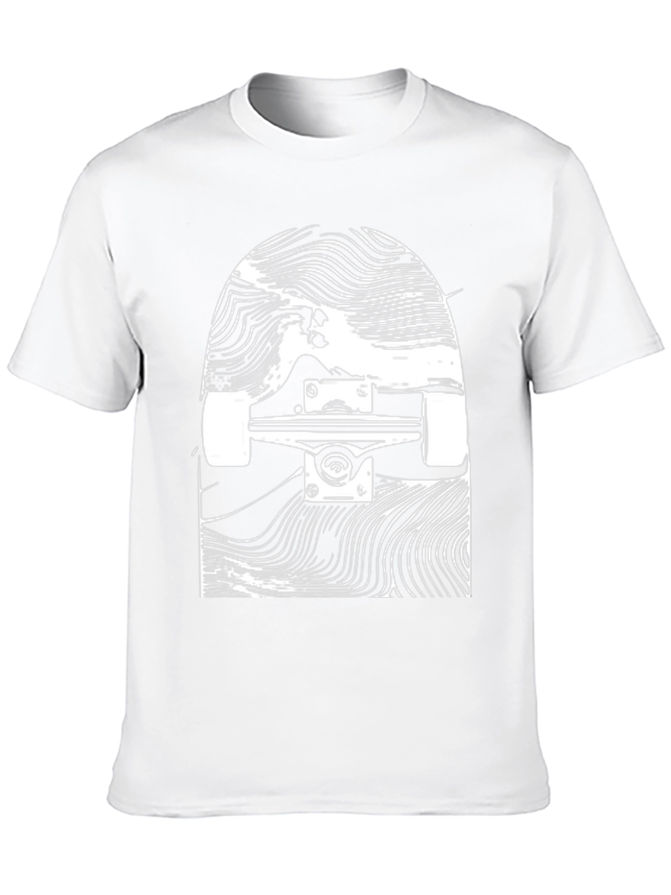 Skateboard Graphic T-Shirt - Black