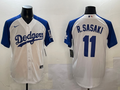 Men's Los Angeles Dodgers Roki Sasaki #11 White Replica Game Jerseys