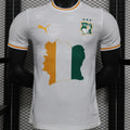 2025 Ivory Coast Special Edition White Player Version Jersey Front