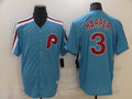 Men's Philadelphia Phillies Bryce Harper #3 Blue Replica Baseball Jerseys