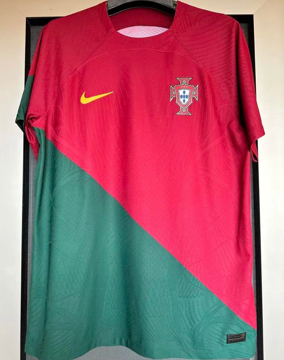 2022/23 Portugal Home Player Soccer Jersey Detail 3