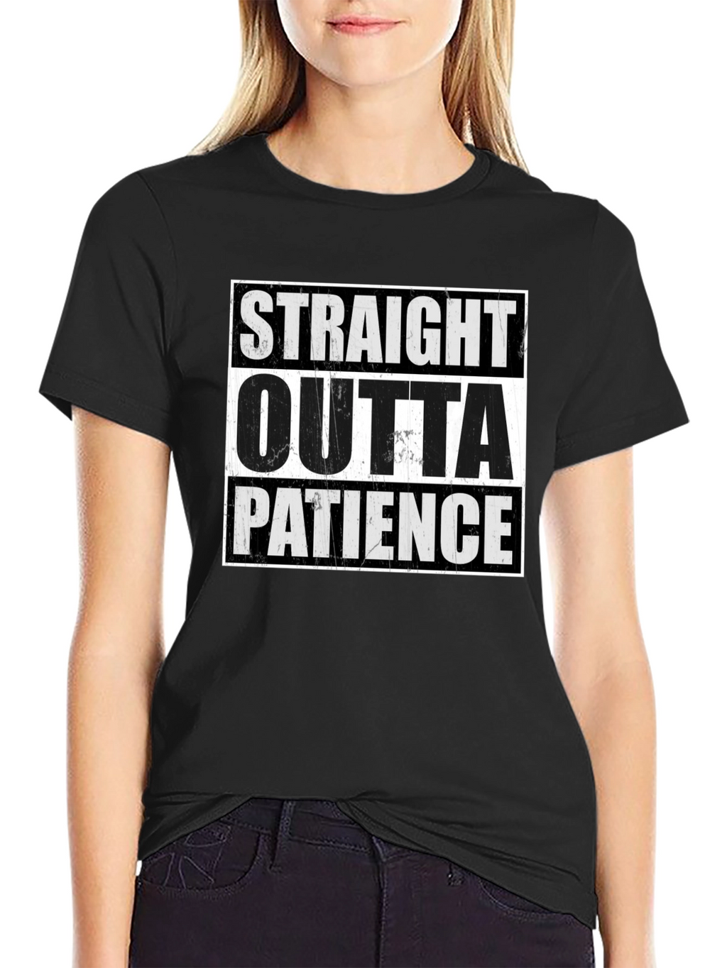 Straight Outta Patience Graphic T-Shirt