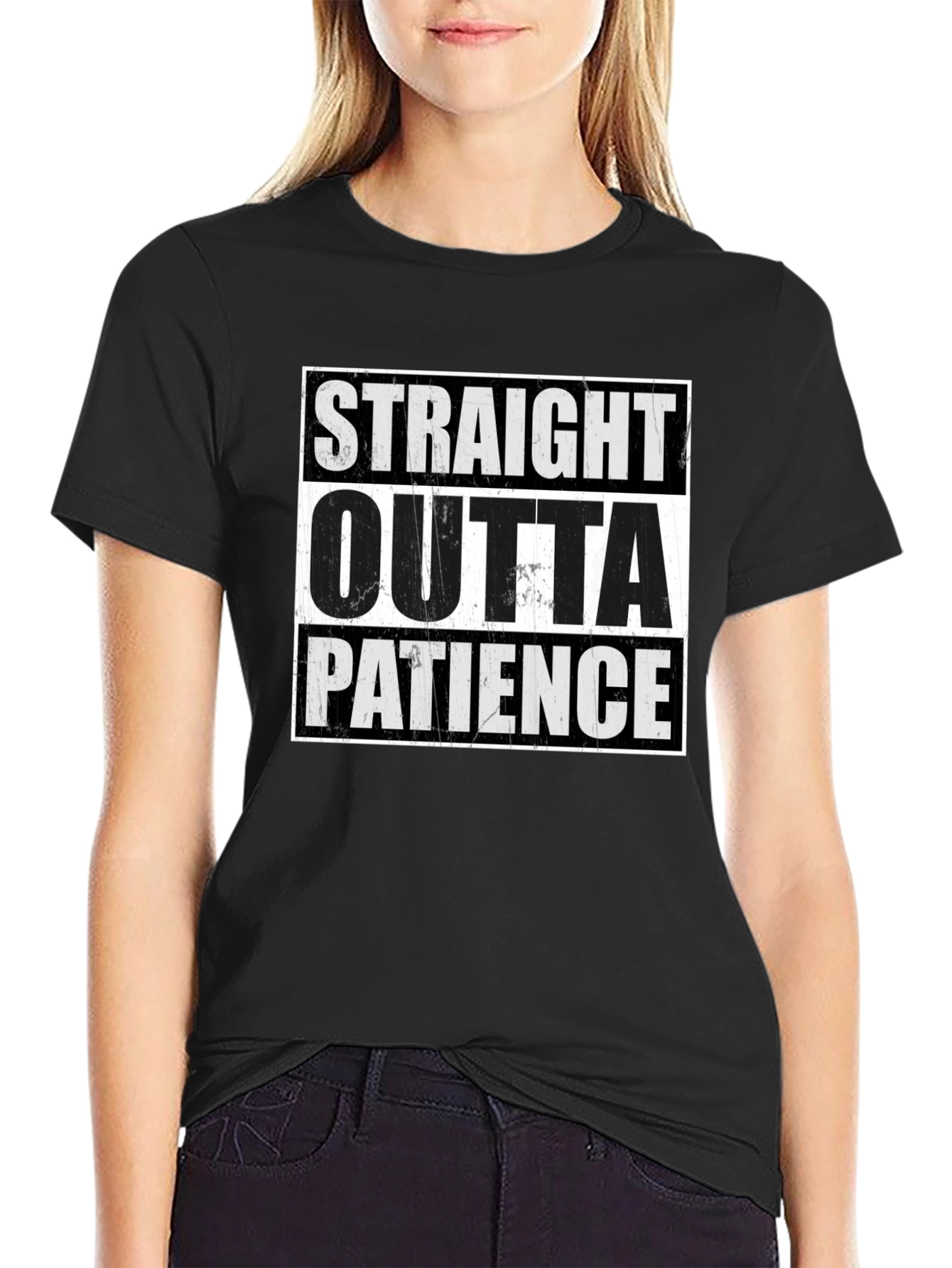 Straight Outta Patience Graphic T-Shirt