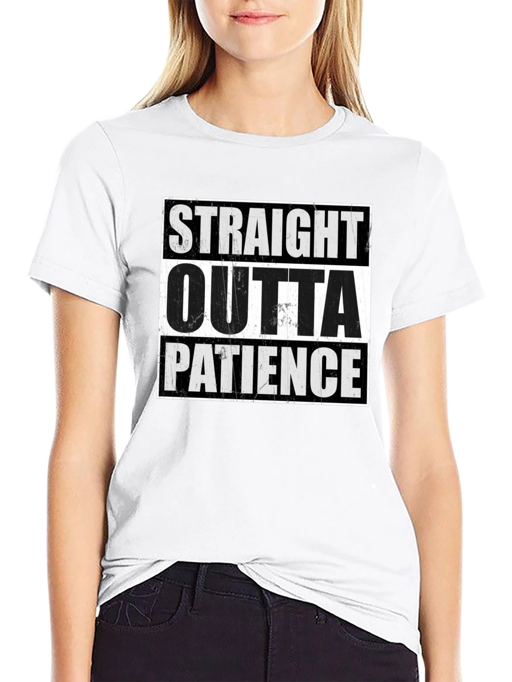 Straight Outta Patience Graphic T-Shirt