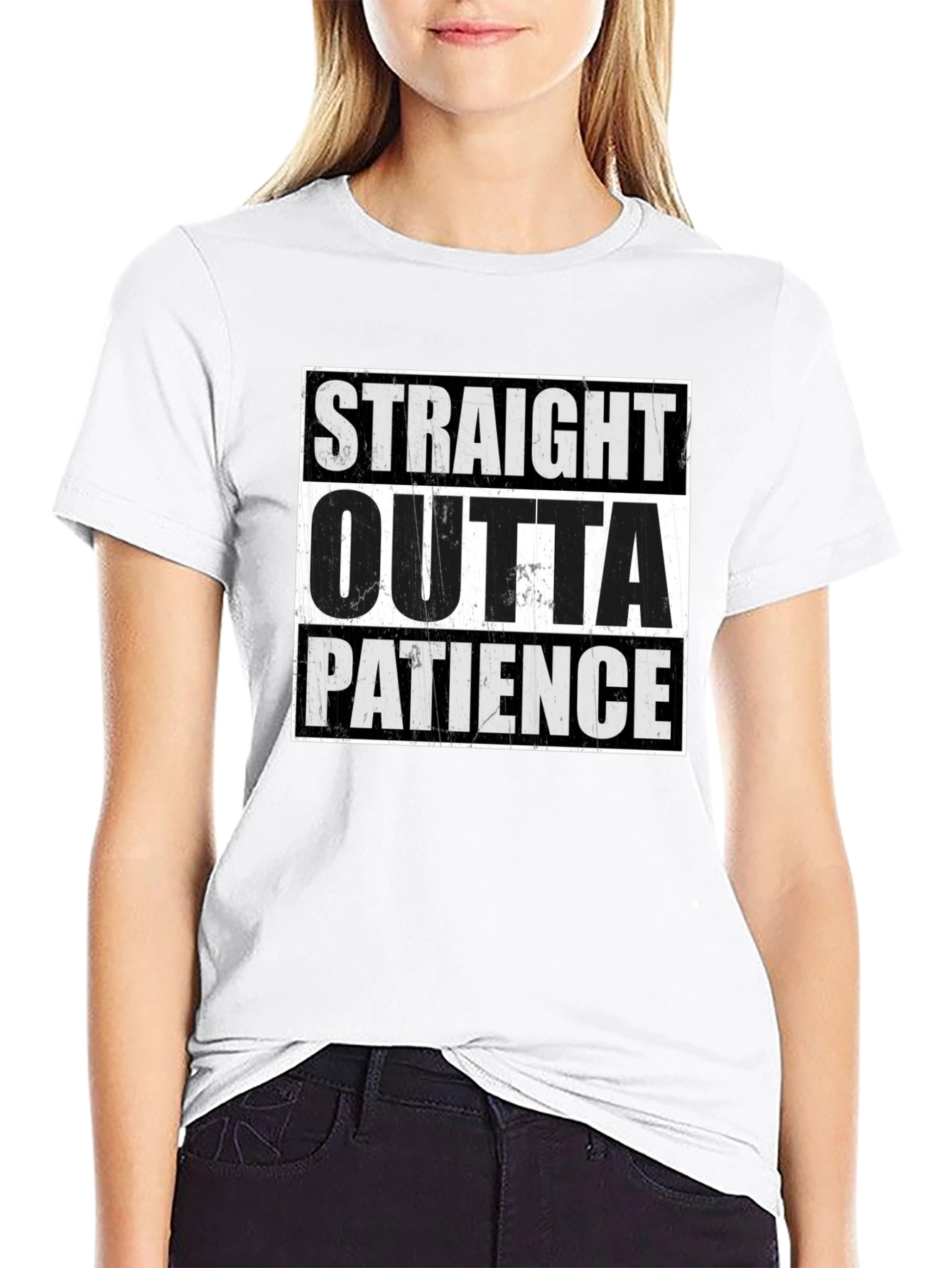 Straight Outta Patience Graphic T-Shirt