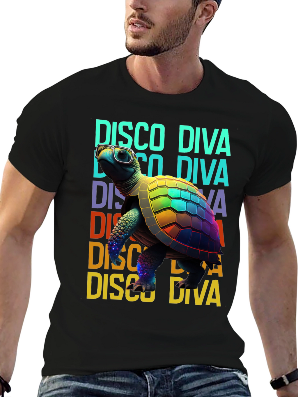 Disco Diva Turtle T-Shirt