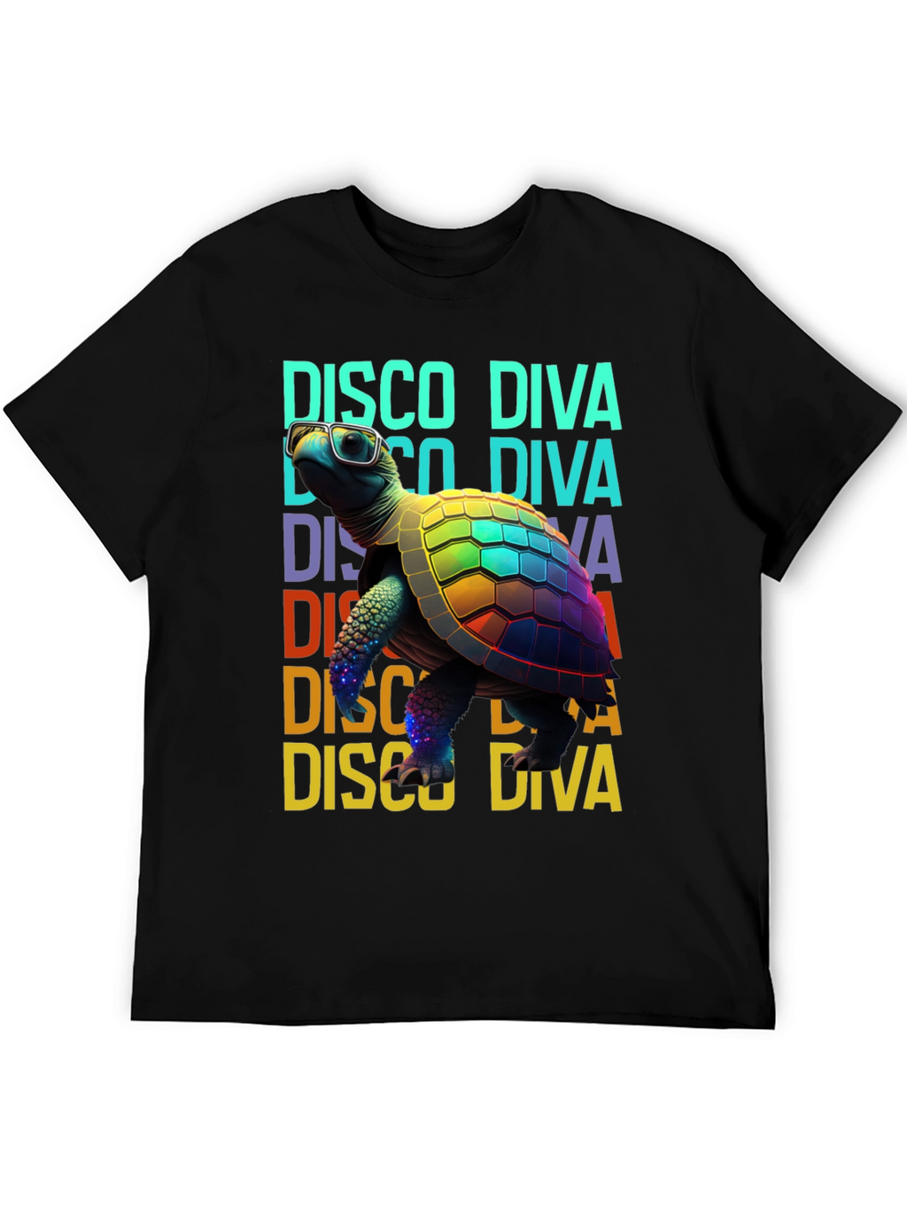 Disco Diva Turtle T-Shirt