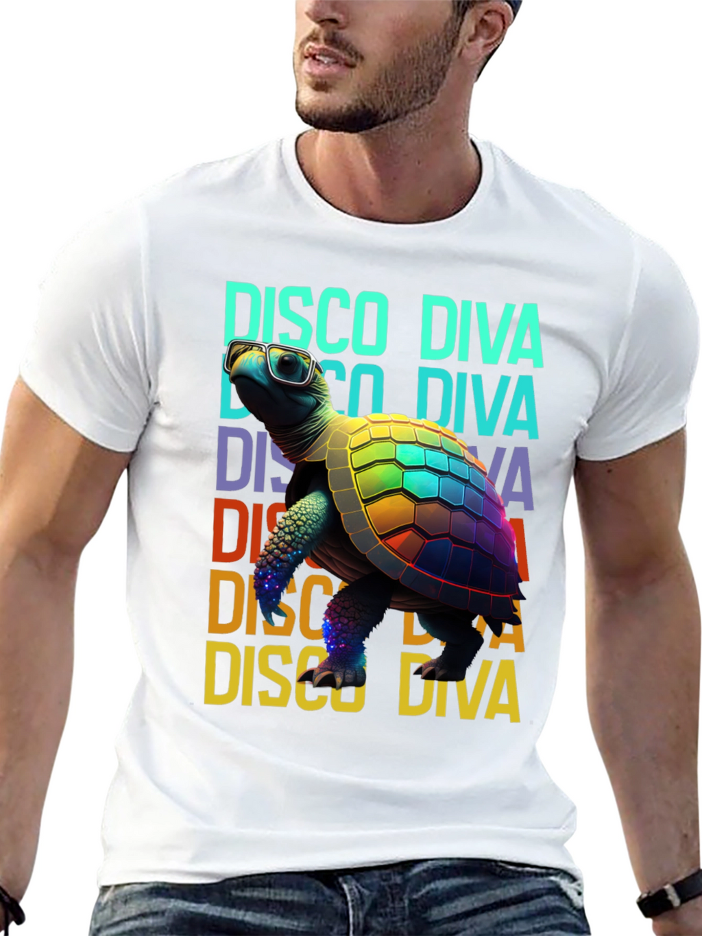 Disco Diva Turtle T-Shirt