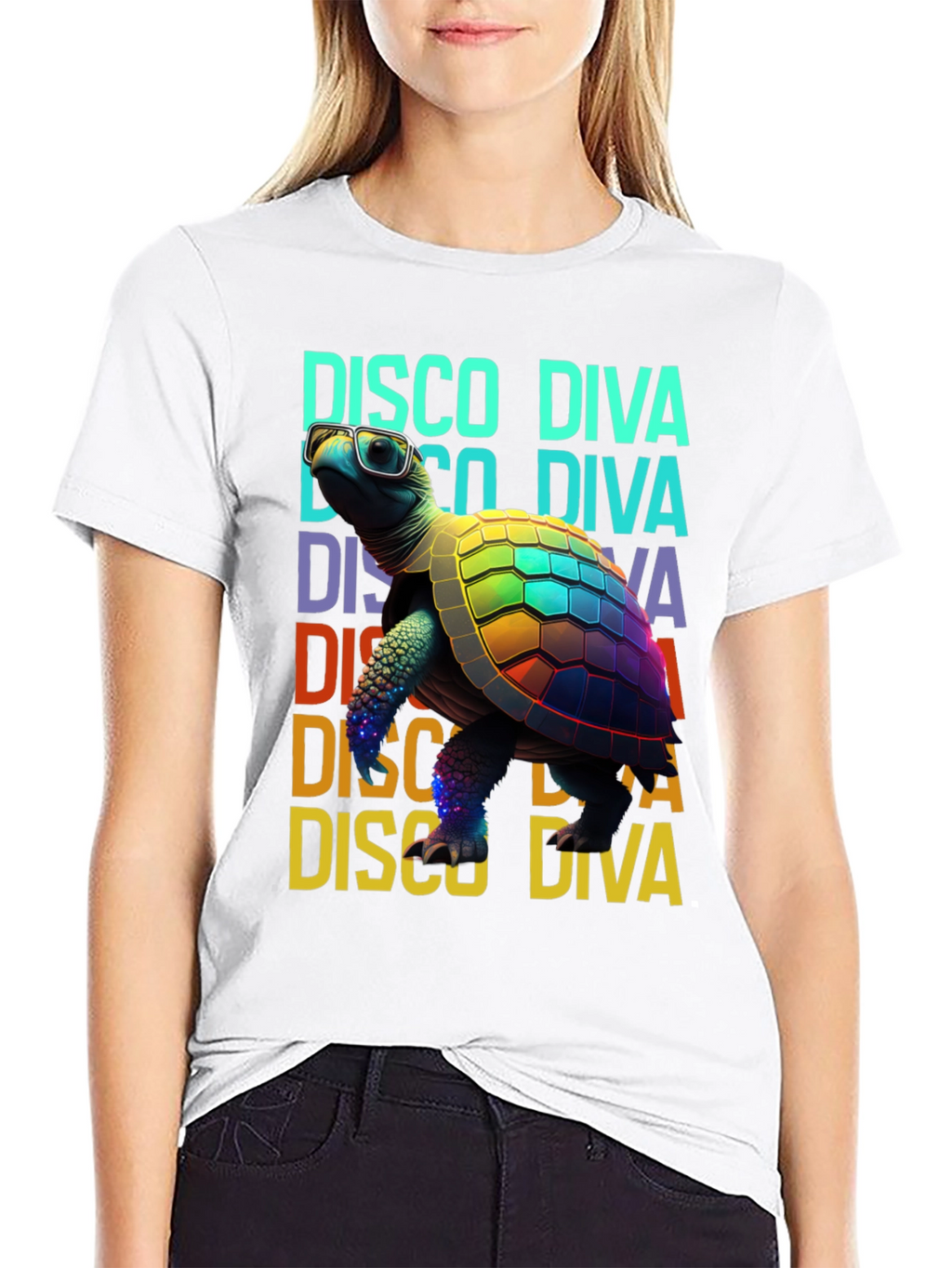 Disco Diva Turtle T-Shirt