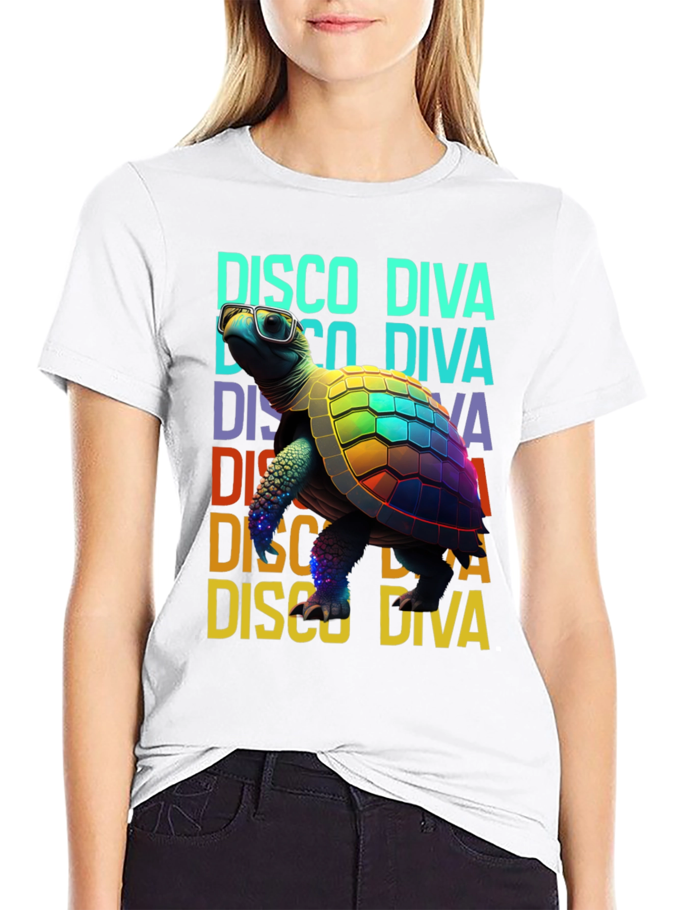 Disco Diva Turtle T-Shirt