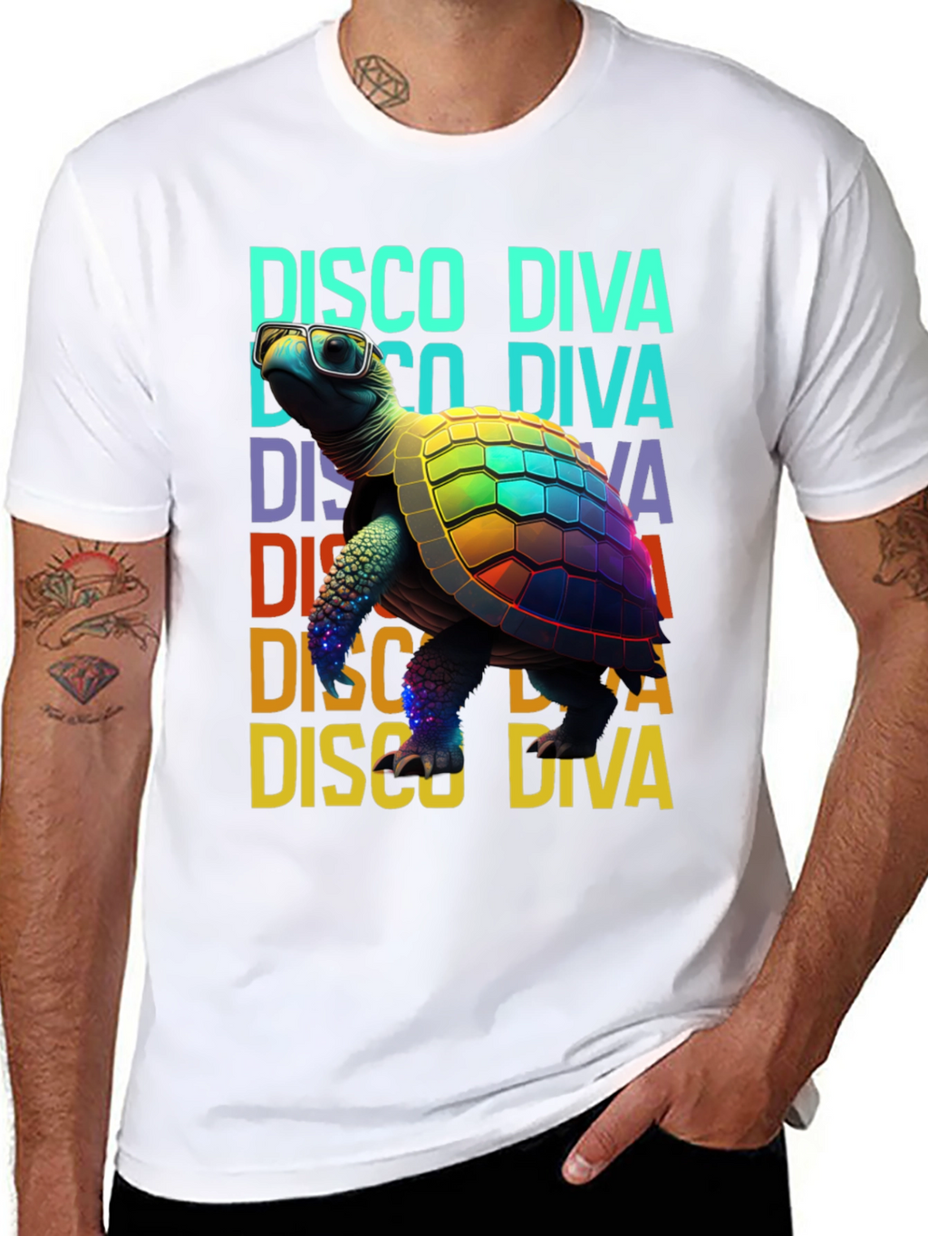 Disco Diva Turtle T-Shirt