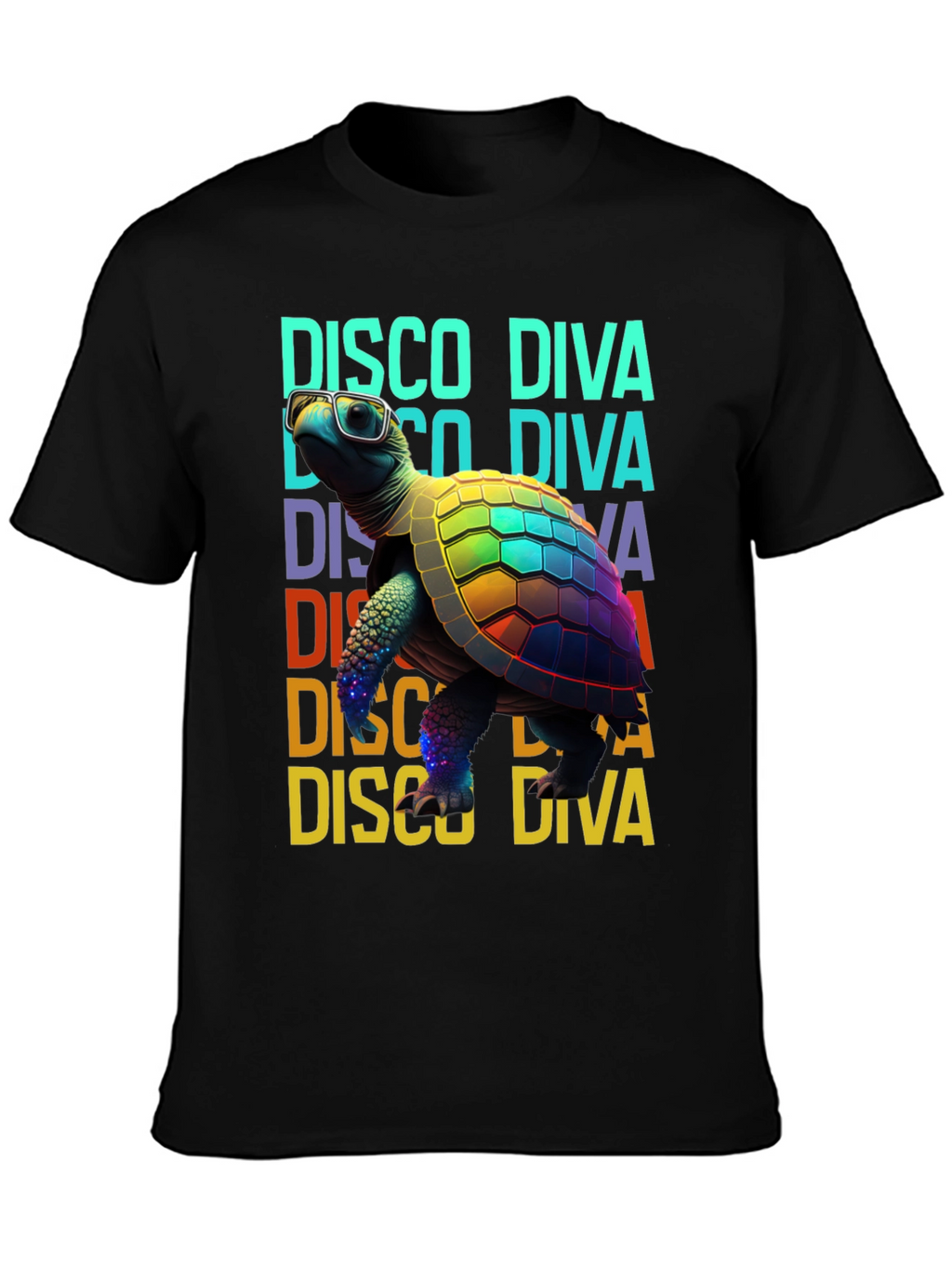 Disco Diva Turtle T-Shirt