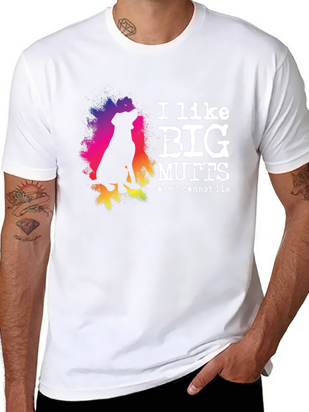 Big Mutts Dog Graphic T-Shirt
