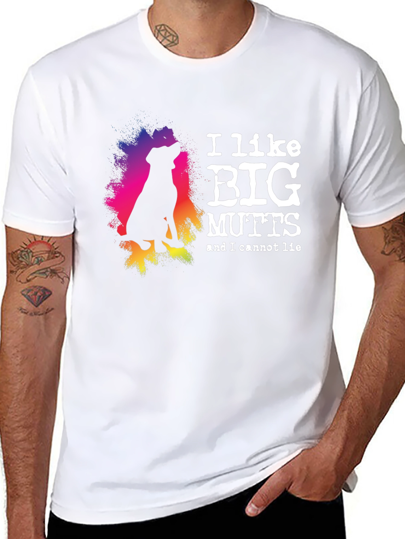 Big Mutts Dog Graphic T-Shirt