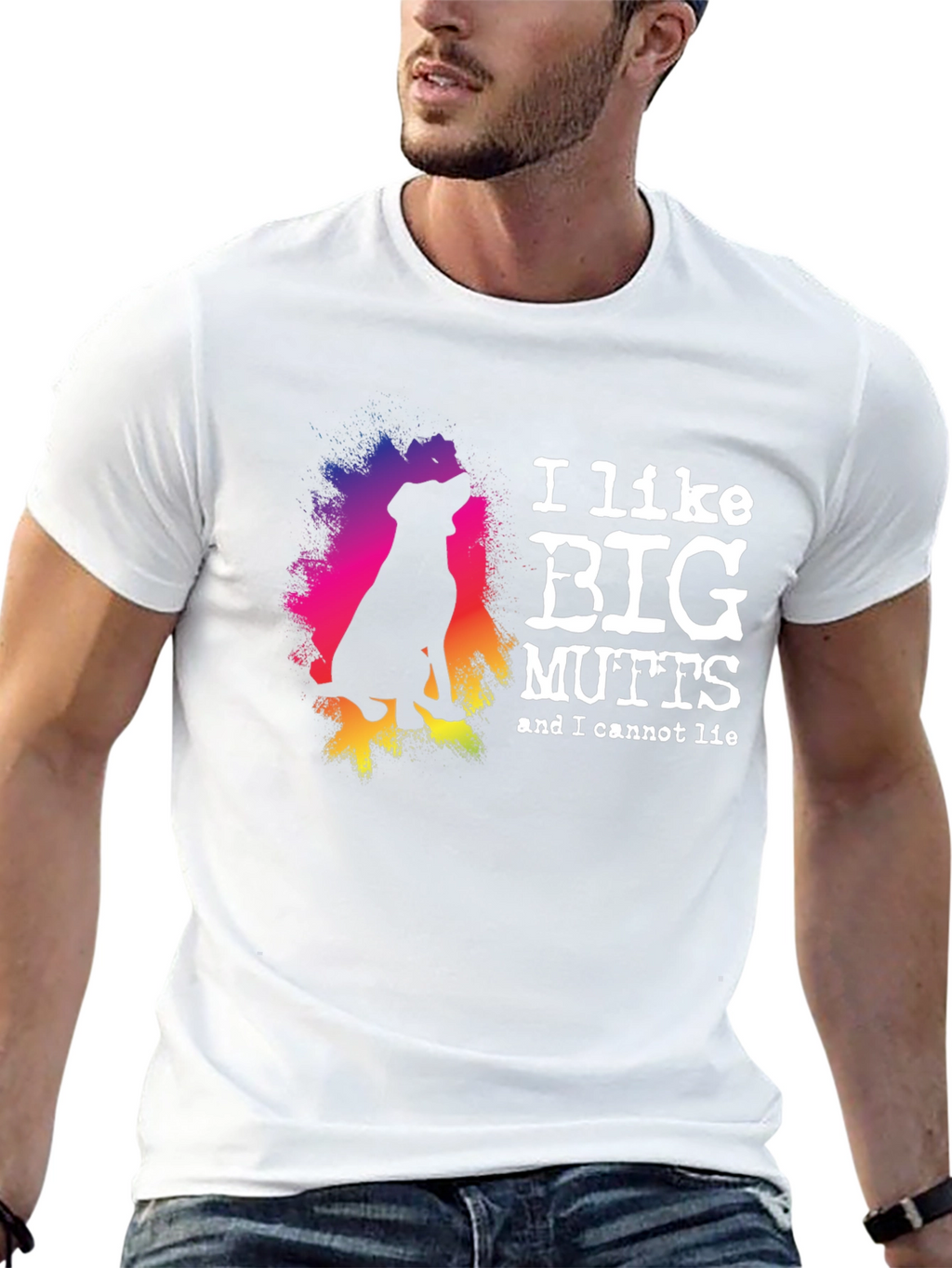Big Mutts Dog Graphic T-Shirt