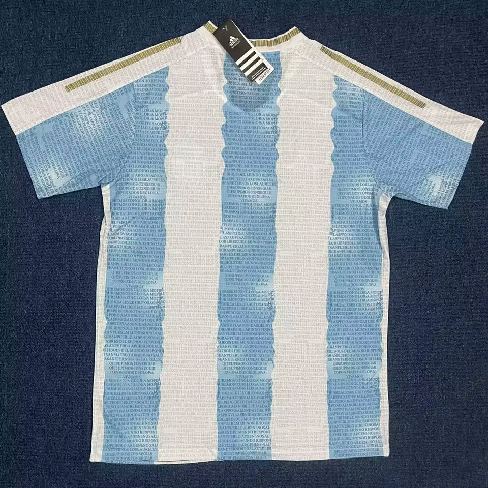 2021 Argentina Avellaneda 200th Version Soccer Jersey Back