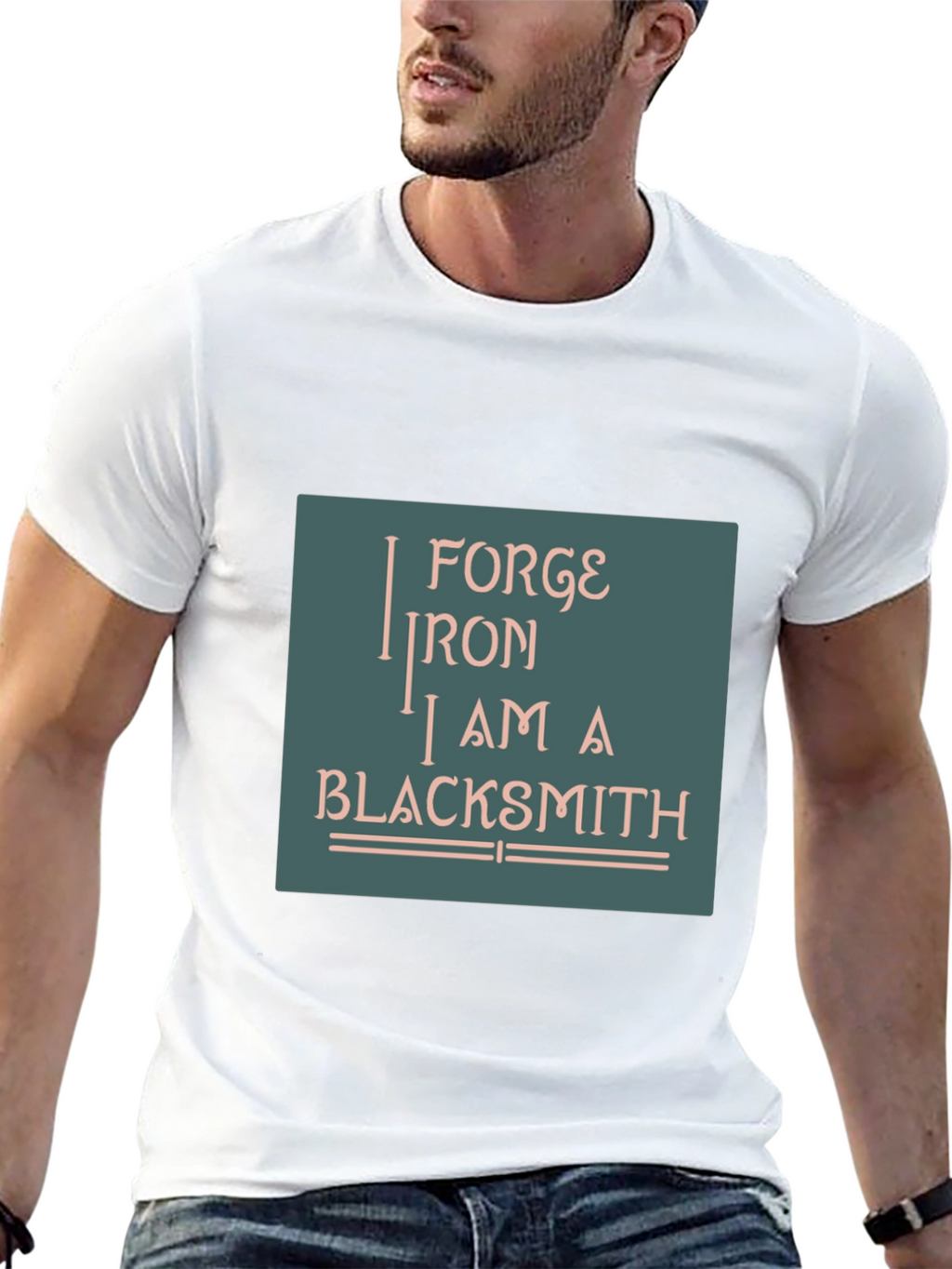 Forge Iron Blacksmith Graphic T-Shirt