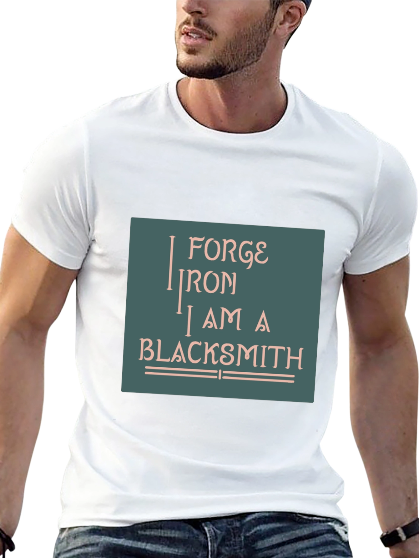 Forge Iron Blacksmith Graphic T-Shirt