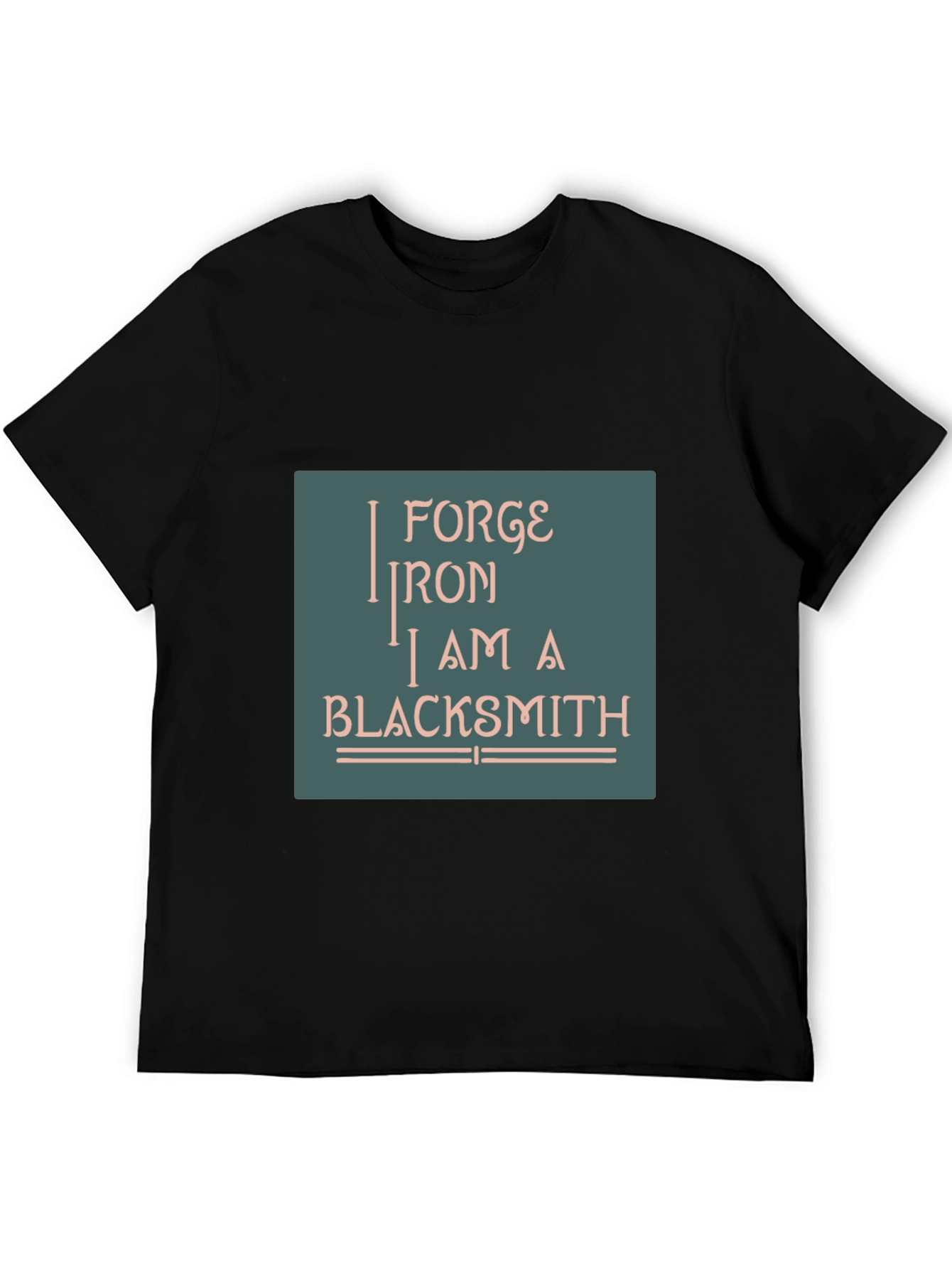 Forge Iron Blacksmith Graphic T-Shirt
