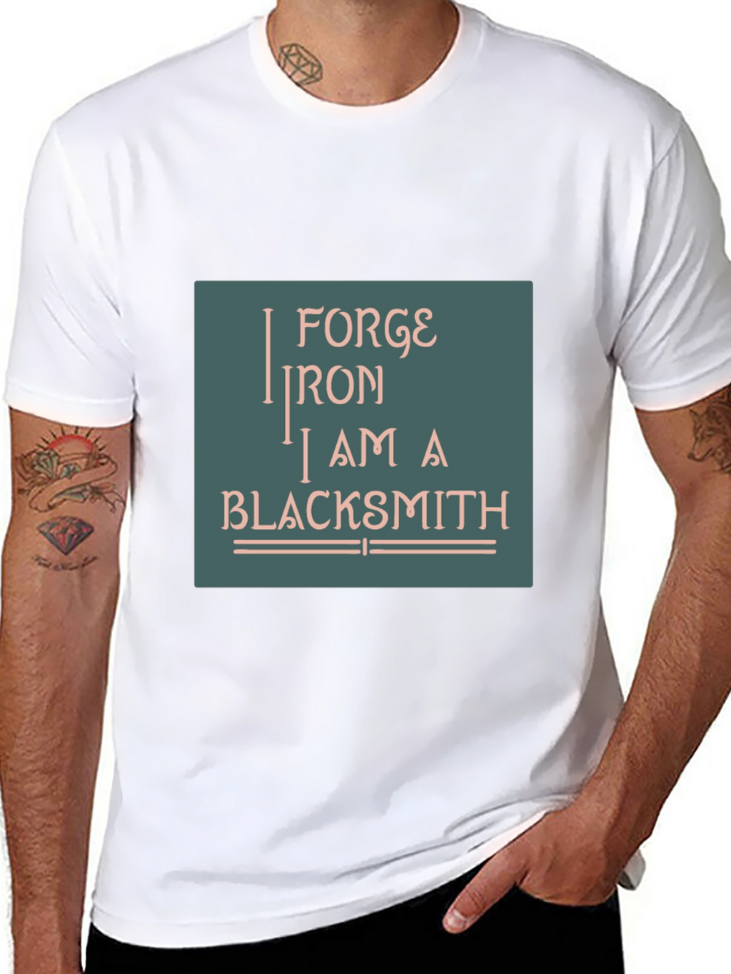 Forge Iron Blacksmith Graphic T-Shirt