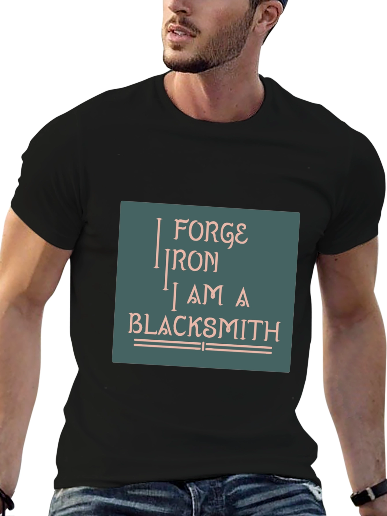 Forge Iron Blacksmith Graphic T-Shirt
