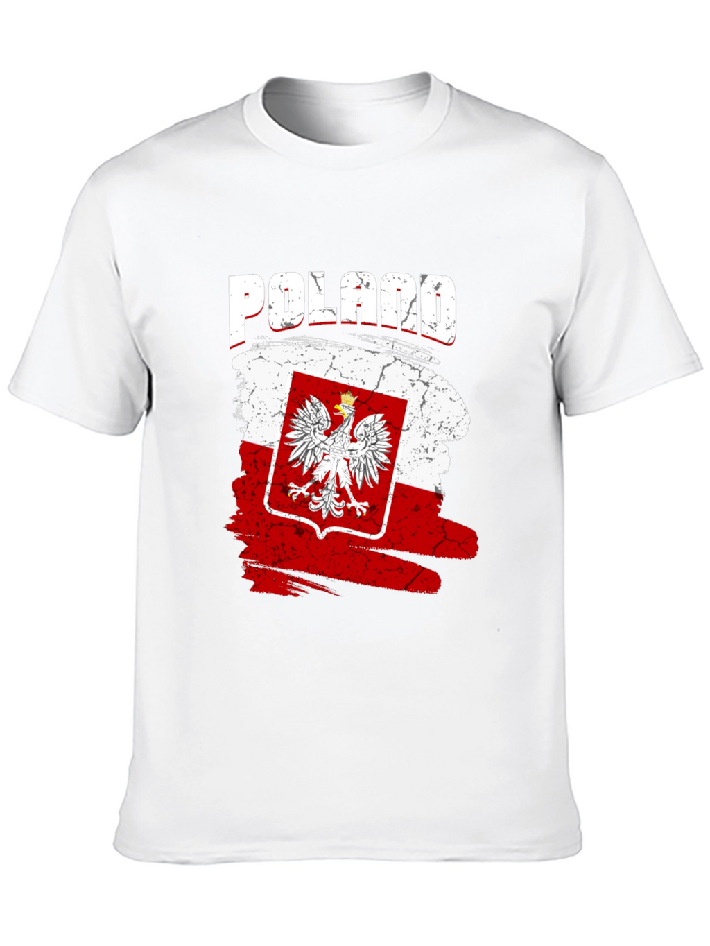 Poland Flag T-Shirt Patriotic Polish Pride Tee