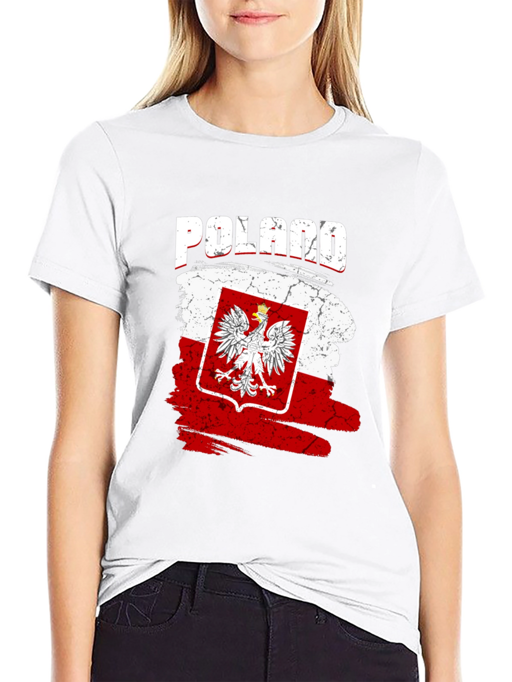 Poland Flag T-Shirt Patriotic Polish Pride Tee