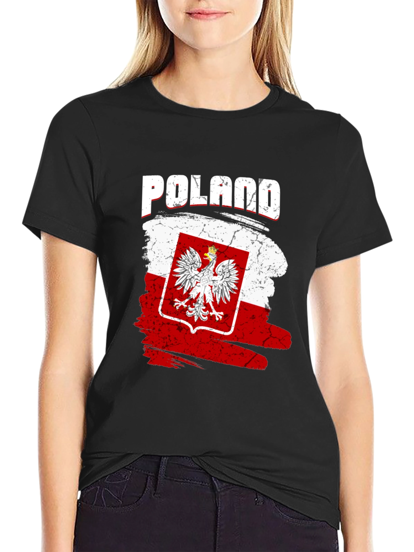Poland Flag T-Shirt Patriotic Polish Pride Tee