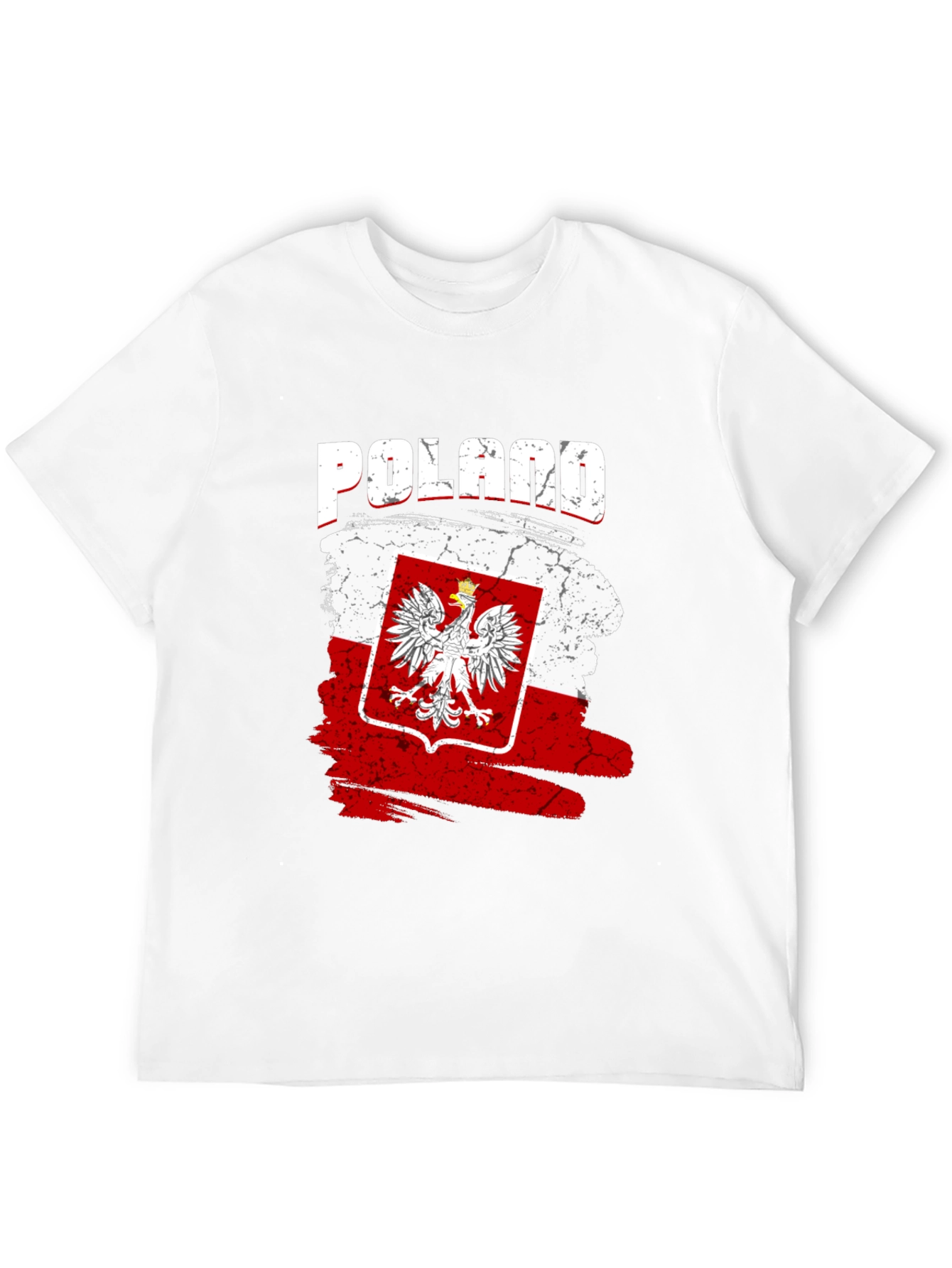 Poland Flag T-Shirt Patriotic Polish Pride Tee