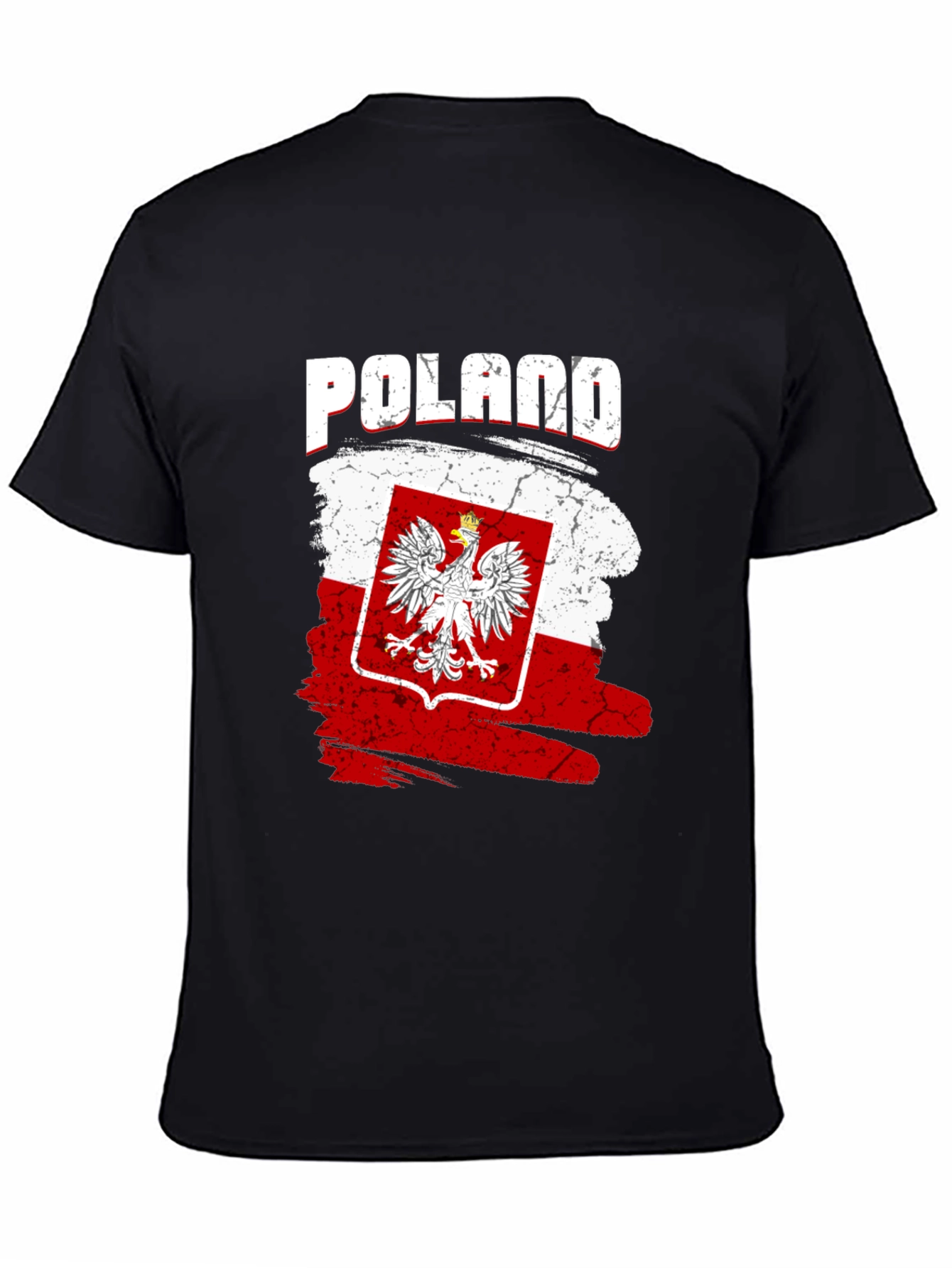 Poland Flag T-Shirt Patriotic Polish Pride Tee