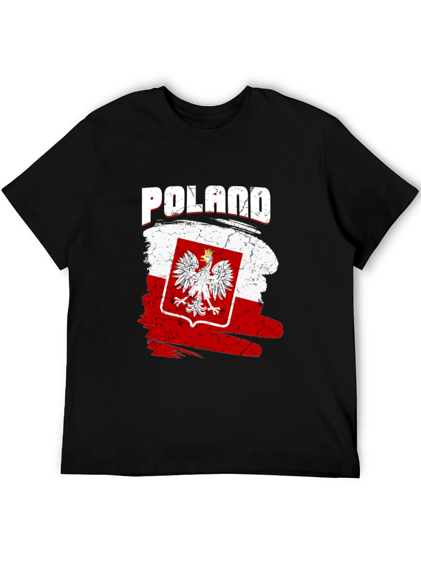 Poland Flag T-Shirt Patriotic Polish Pride Tee