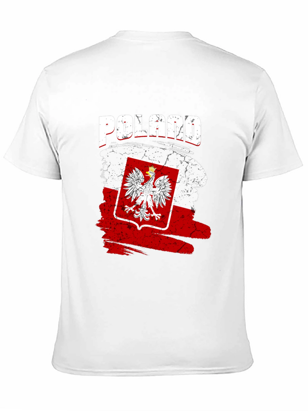 Poland Flag T-Shirt Patriotic Polish Pride Tee
