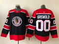 Men's Chicago Blackhawks Clark Griswold #00 Christmas Vacation Black Breakaway Player Jerseys