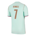 DEMBELE #7 France Away Soccer Jersey World Cup 2026 Blue Back