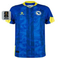 2026/27 Bosnia-Herzegovina Home Blue Fans Soccer Jersey 波黑 (Have Right Patch 有右臂章 白底黑字） Front