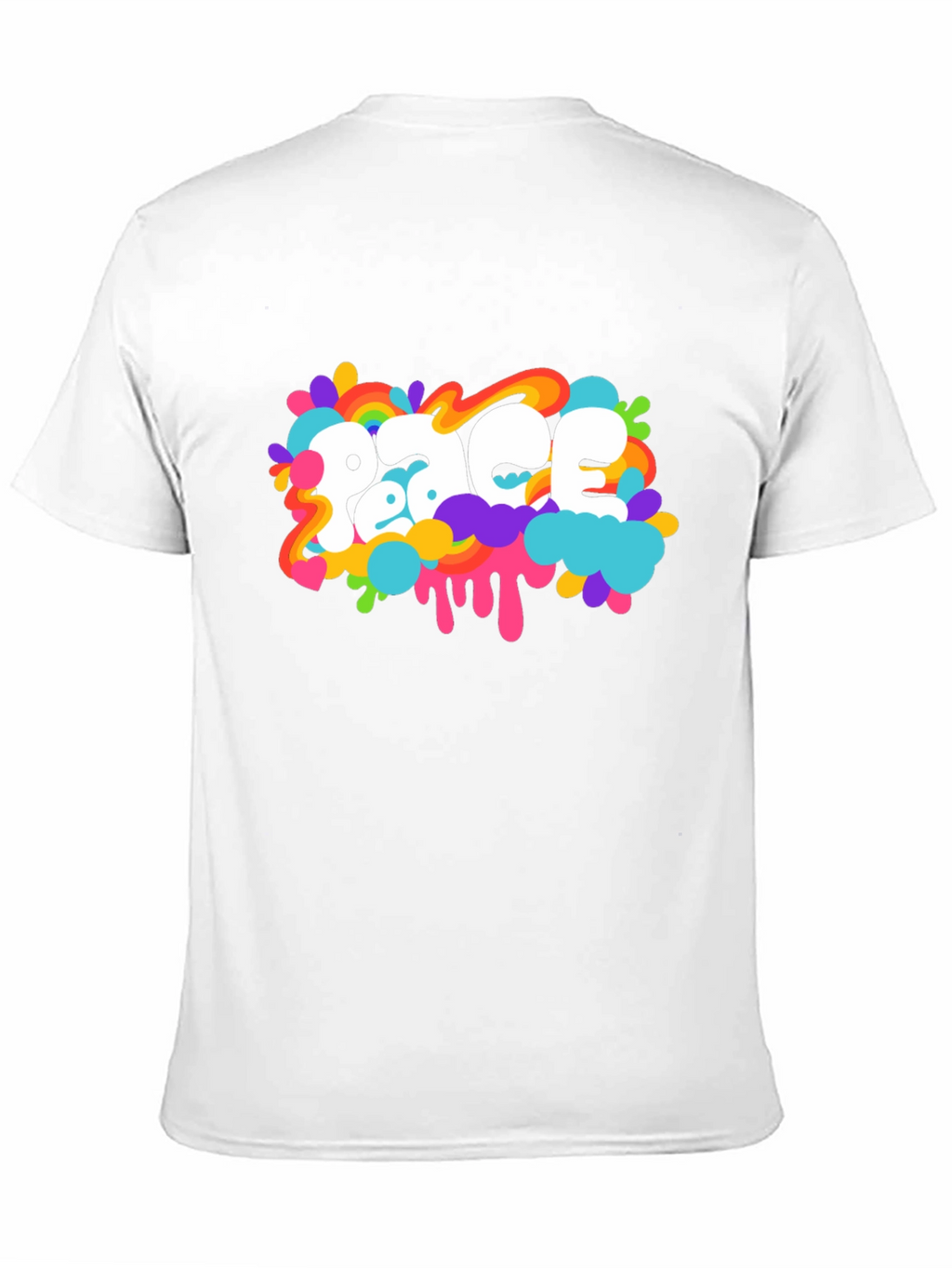 Peace Graphic Black T-Shirt