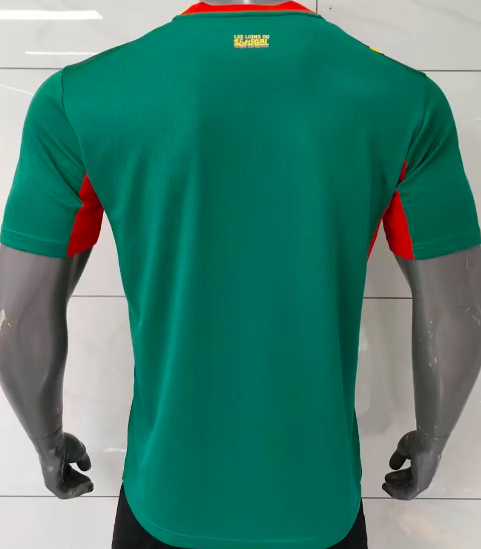 2026/27 Senegal Away Green Fans Soccer Jersey Detail 1