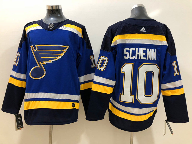 Men's St. Louis Blues Brayden Schenn #10 Blue Home Breakaway Player Jerseys
