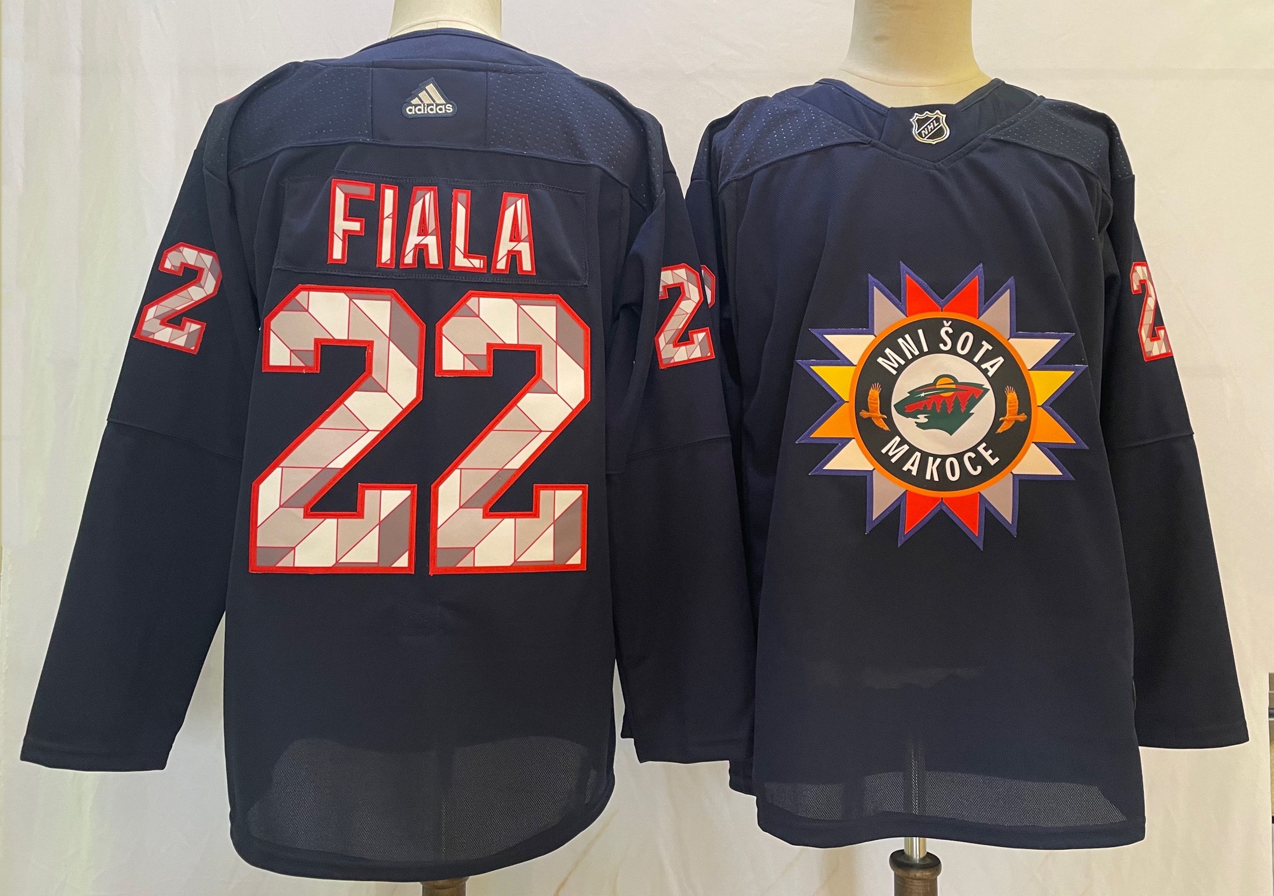 Men's Minnesota Wild Kevin Fiala #22 Black Breakaway Player Jerseys